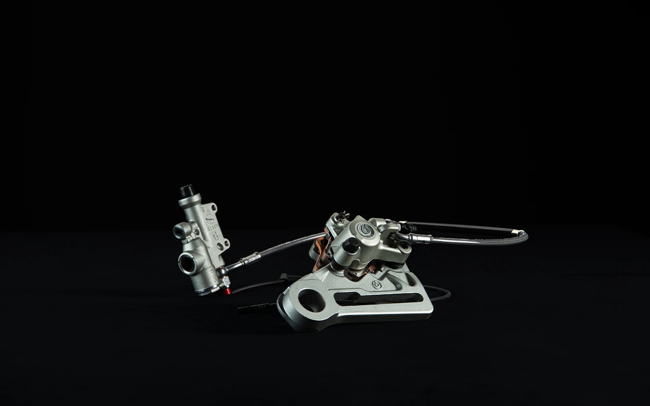 Rear footbrake kit without pedal