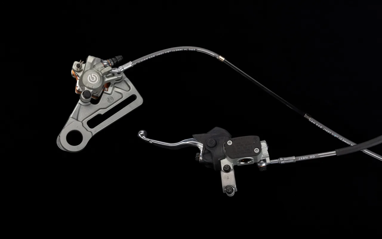 Complete rear hand brake kit