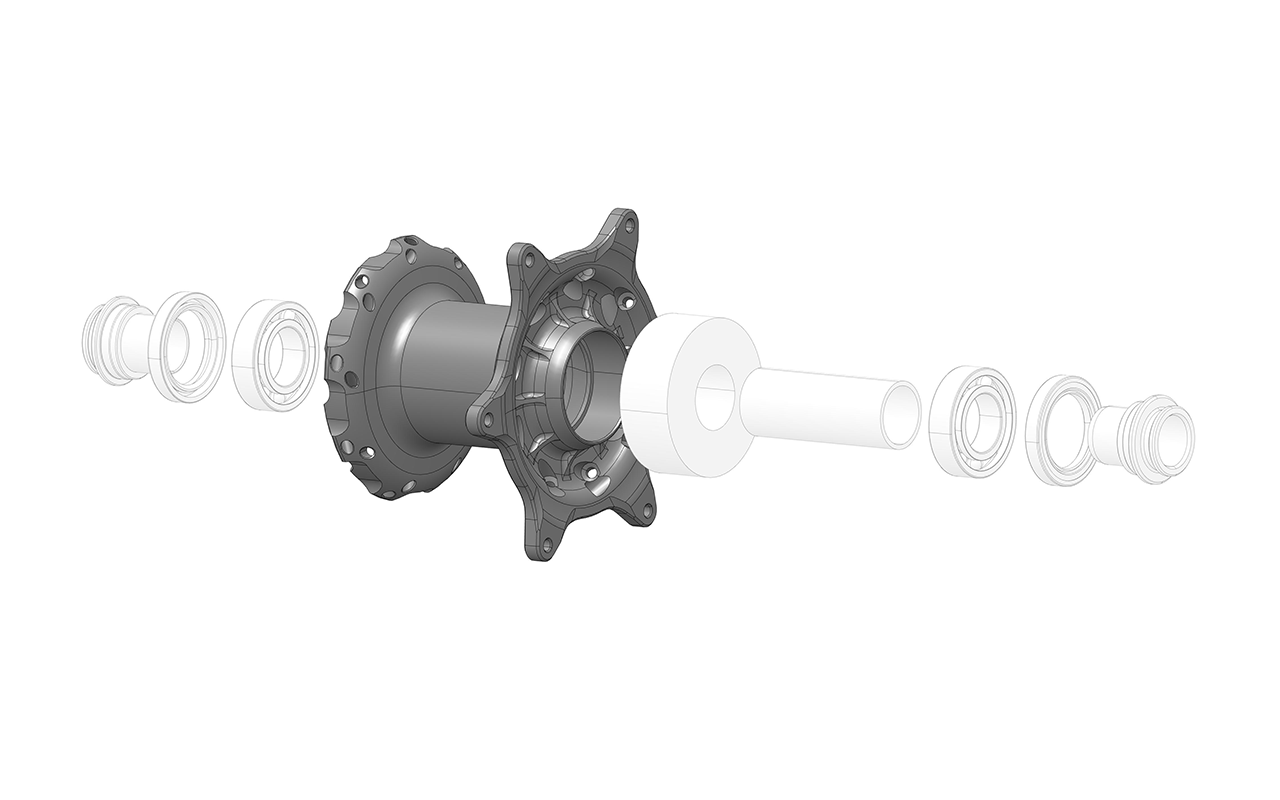 Front hub