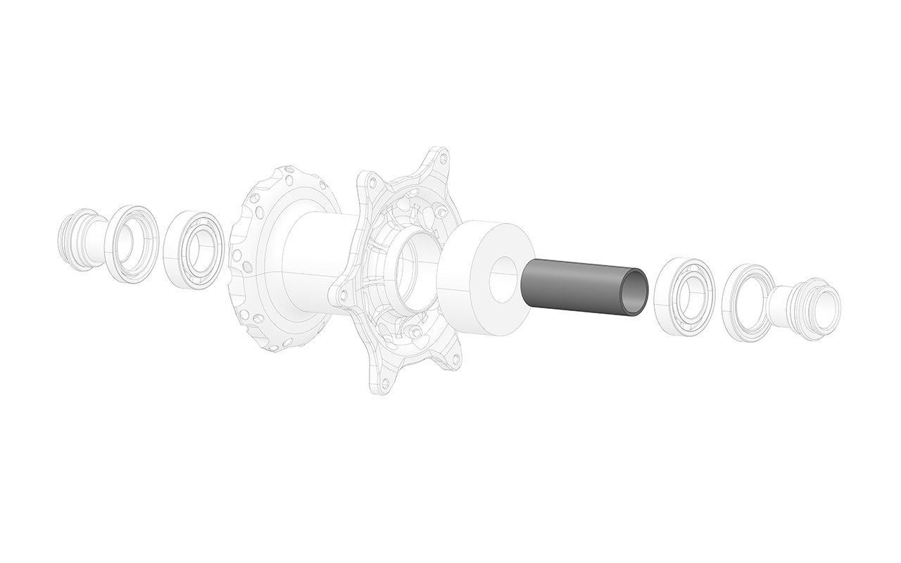 Front hub inner bushing