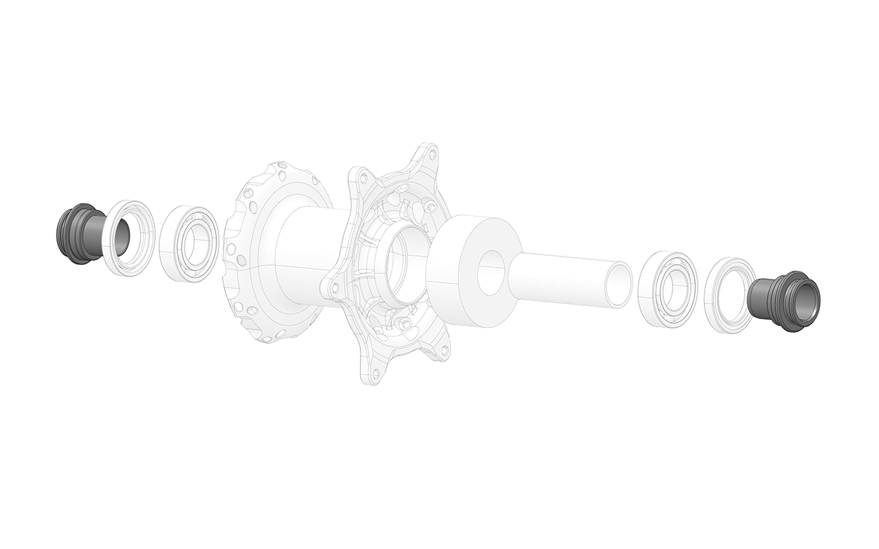 Front wheel spacer