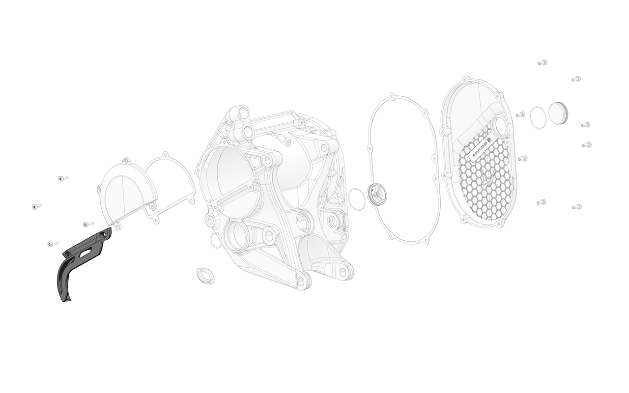 Front sprocket guard