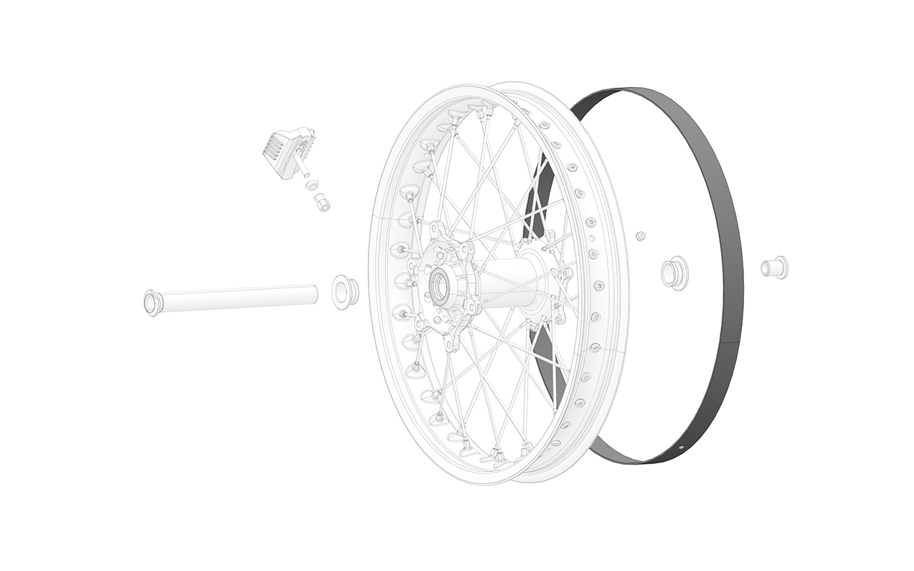 19" Rim band