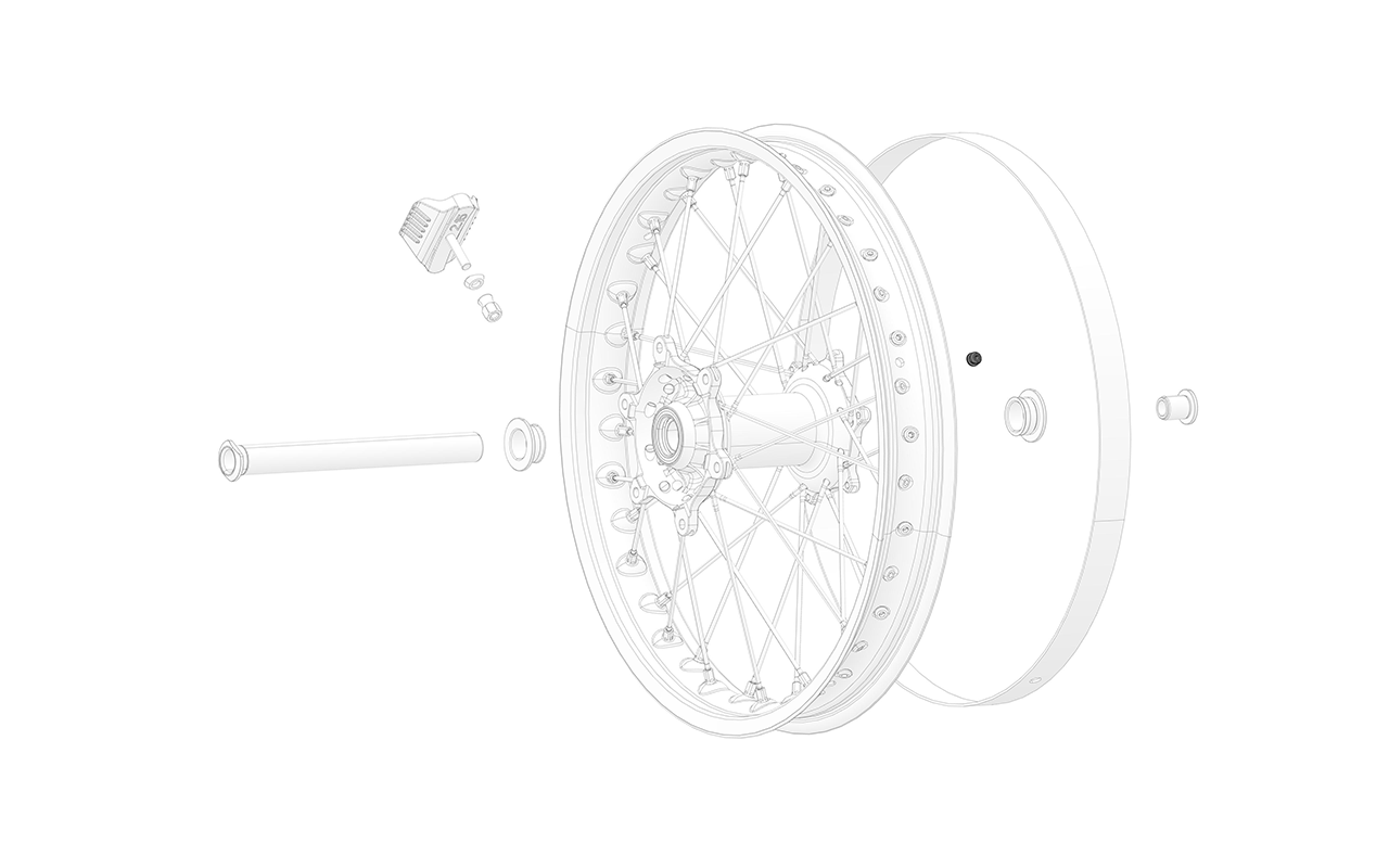 Rim rubber plug