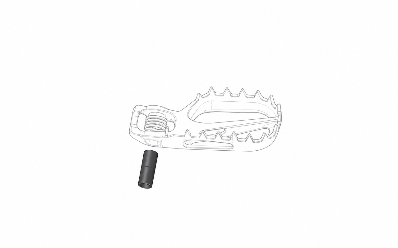 Footpeg spring bushing — Stark Future SMX1-F-FP-06