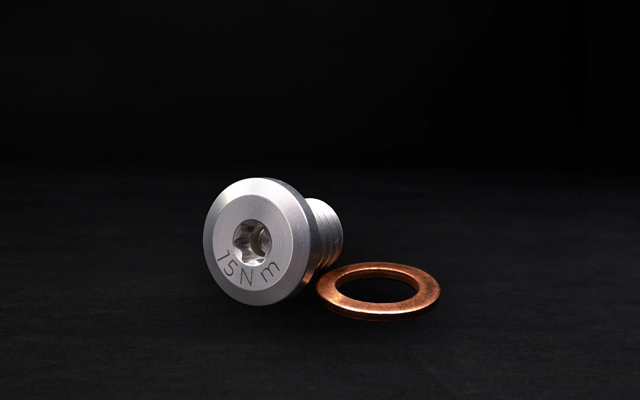 Gear oil drain plug